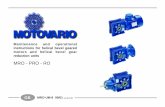 MRO - PRO - RO · Maintenance and operational instructions for helical bevel geared motors and helical bevel gear reduction units MRO - PRO - RO GB MRO-UM-8 99/01 rev.15.07.99