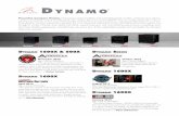 Dynamo...Dynamo Powerful. Compact. Precise. Featuring powerful amplifiers and audiophile grade woofers, extensive input options, wireless connectivity, control via a Bluetooth app,