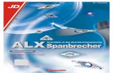 ALX Innovation in der Aluminiumzerspanungjd-tools.de/technews/spanbrecher/70-6-JD-D.pdf · Längere Standzeit durch besondere Oberflächenbehandlung, damit Aufbauschneiden und Spanstauchung