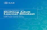 UNDERSTANDING THE Shifting Adult Learner Mindset the Shifting Adult Learner...mobile app, browsing streaming movie options, or completing an online banking transfer, today’s consumers