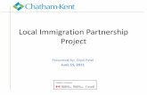 Local Immigration Partnership Project · 2018-10-30 · Project Objectives: • Identify groups that will coordinate and enhance local and regional service delivery to newcomers •