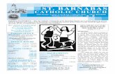 ST. BARNABAS...September 6, 2015 St. Barnabas Catholic Church Page 3 Visit our website to view current & previous bulletins at Michael Tessema (8/2015) Teresita Durban (8/12) Santiago