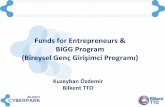 Funds for Entrepreneurs & BIGG Programguvenir/courses/CS491-2/Funds for Entrepreneurs.pdf · Funds for Entrepreneurs & BIGG Program (Bireysel Genç Girişimci Programı) Kuzeyhan