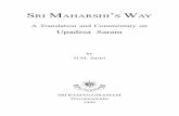 Sri Maharshi's Way · Upadesa Saram, that concise revelation of his teaching: those of Viswanatha Swami, Kavyakantha Ganapati Muni and B.V. Narasimhaswami. There are the revealing