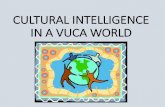 CULTURAL INTELLIGENCE IN A VUCA WORLD...Lesson 1: What is CQ–Cultural Intelligence? LEARNING OBJECTIVE • Understanding the nature of globalization and evolving demographics is