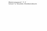 Retrospect 7.7 User's Guide Addendumdownload.retrospect.com/docs/win/v7.7/Win_Retrospect_User_Guide_Addendum-EN.pdfWARNING: Partitioning or formatting a hard disk destroys data stored