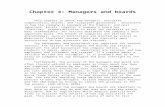Chapter 4: Managers and boardscamerer/BEMEc146/Winter 06... · Web viewThis chapter is about top managers, executive compensation, boards, and “corporate governance”. Governance