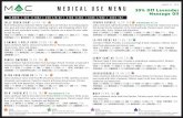 August 31, 2019 Medical Use menu 20% Off …...Jolly Green Giant 24.8% TACHard-hitting Sativa-dominant Hybrid reported to be effective for treating depres-sion, pain and stress while