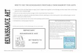 How to Use the Renaissance Printable from …...How to Use the Renaissance Printable from Harmony Fine Arts 1. Print and cut the mini-book pages on page 2 and 3. Staple them together