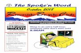 October 2018 - Riverside Bicycle Club · Oct, 2018 Riverside Bicycle Club, Founded 1891, THE SPOKE’N WORD Page 1 Founded in 1891 P.O. Box 55160 Riverside, CA 92517 October 2018