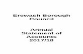 Erewash Borough Council · As part of a comprehensive financial planning process, the council also sets aside other revenue funds as earmarked reserves to provide for known spending