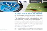 a guide to RISK ASSESSMENTS risk assesment introduction.pdfRisk assessments are legal documents required under Health and Safety law. They are a demonstration that you have considered