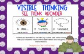 Visible Thinking SEE THINK WONDERgtns.weebly.com/uploads/3/8/4/1/38419873/see-think-wonder.pdf · VISIBLE THINKING Posters and activities for the thinking routine: See Think Wonder