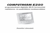 3 - Computherm.huCOMPUTHERM_E280_HU_Manual...- 27 - Kijelző Funkció Beállítási lehetőségek Gyári alapbeállítás Részletes leírás SEN Hőmérséklet-érzékelő kiválasztása