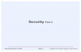 Security Part 4 - Brown Universitycs.brown.edu/courses/cs167/lectures/26Security4X.pdfA Real Capability System •KeyKOS –commercial system –capability-based microkernel –used