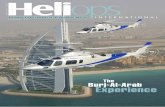 The Burj-Al-Arab Experience · BUrj–EONINg BUSINESS Launched earlier this year, the first-ever VIP helicopter shuttle between the luxurious Burj Al Arab Hotel and Dubai International