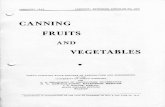 FEBRUARY, 1942 (REPRINT) EXTENSION …FEBRUARY, 1942 (REPRINT) EXTENSION CIRCULAR NO. 223 CANNING FRUITS AND VEGETABLES NORTH CAROLINA STATE COLLEGEOFAGRICULTUREAND ENGINEERING ‘