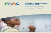 School Breakfast Scorecard - Food Research & Action CenterFRAC n School Breakfast Scorecard n n twitter @fractweets 4 About the Scorecard This report measures the reach of the School