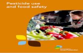 Pesticide use and food safety · 4 Pesticide use and food safety INCREASE INCREASING EXPOSURE/RISK ASSOCIATED WITH DIFFERENT BENCHMARKS NOAEL ARfD ADI Zone 4: NOAEL is exceeded, meaning