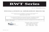 RWT EV Series - Water ChemistryUltraviolet Germicidal Disinfection RWT Ultraviolet Disinfection Units are designed to destroy micro-organisms in water supplies. The Ultraviolet lamp