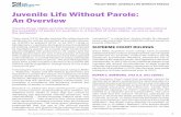 Juvenile Life Without Parole: An Overview · decency” showed the death penalty for juveniles to be cruel and unusual; 12 states banned the death penalty in all circumstances, and