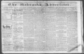 Nebraska advertiser. (Brownville NE) 1858-05-27 [p ]. · has subsided, he will resume his. consti-tutional tendencies. With nervous horses the case is altogether different. Repeat-ed