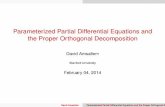 Parameterized Partial Differential Equations and the …matperso.mines-paristech.fr/Donnees/data12/1282-POD_doc...Parameterized Partial Differential Equations and the Proper Orthogonal