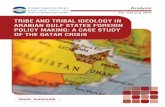 TRIBE AND TRIBAL IDEOLOGY IN ARABIAN GULF ...orsam.org.tr Tribe and Tribal Ideology in Arabian Gulf States Foreign Policy Making: a Case Study of the Qatar Crisis 5 nature of their