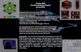 Physics 6806 Condensed Matter Physics Spring 2019cem.osu.edu/files/2018/10/Phys6806-Syllabus-1.pdfPhysics 6806 Condensed Matter Physics Spring 2019 Instructor: Prof. Rolando Valdés