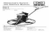 O SAFETY AND SERVICE MANUAL · 19962 - 36” 19963 - 46” 12500 ~-----' 1 1 : POMIER TROMIEL : L-----~ - 3 - 16168 CONSTANT FORCE PITCH 16167 WARNING Spring under tension! Consult