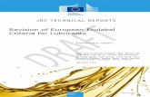Revision of European Ecolabel Criteria for Lubricants report EU Ecolabel... · TASK 2: Market report ... The objective of this project is to revise the existing EU Ecolabel criteria