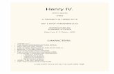 Henry IV, L. Pirandello, 1922henry iv. (enrico quarto)[1922] a tragedy in three acts by luigi pirandello translated by edward storer [new york: e. p. dutton, 1922] characters. •