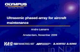 Ultrasonic phased -array for aircraft maintenance maintenance.pdf7 Equipment – OmniScan MX-PA Portable, Light, and battery operated Very simple to set up and use Multiple C-scan