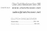 CLUTCH DISC&COVERclutchcover.net/wp-content/uploads/2012/03/clutch-disc-and-cover.pdf · SKODA OCTAVIA (1U2) 1.9 TDI 09.96-SKODA OCTAVIA (1U2) 1.9 TDI 08.97-SKODA OCTAVIA ... Brand