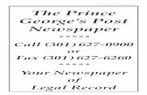 June 18 — June 24, 2015 — The Prince George’s Post —A 13 The … · 2015-06-24 · A14 — June 18 — June 24, 2015 — The Prince George’s Post LEGALS LEGALS LEGALS NOTICE