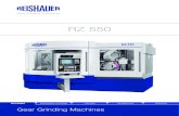 RZ 550 Gear Grinding Machines - Reishauer...The gear grinding machine, both in qualitative and quantita-tive performance levels for the large volume production of high-accuracy gears,