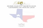 HOME EQUITY MORTGAGE LENDING IN TEXAS 2018any bona fide discount points used to buy down the interest rate, any fees to any person that are necessary to originate, evaluate, maintain,