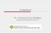 INTRODUCTION TO ROBOTICS - Çankaya Üniversitesimece401.cankaya.edu.tr/uploads/files/Dynamics.pdf · Introduction Kinematic equations describe the motion of the robot without consideration