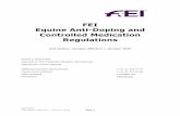 FEI Equine Anti-Doping and Controlled Medication Regulations · 2019-12-02 · INTRODUCTION EADCMRs 2nd Edition effective 1 January 2020 Page 1 INTRODUCTION Preface These Equine Anti-Doping