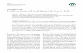 ResearchArticle Foetal Macrosomia and Foetal-Maternal ... Comparison between macrosomia and normal groups