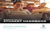 Student Handbook 05062019 © Australis College …...Australis, for some courses and programs, may engage third-party partners to perform select functions, e.g. job services, recruitment