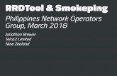Philippines Network Operators Group, March 2018 · 2018-03-07 · RRDTool & Smokeping Philippines Network Operators Group, March 2018 Jonathan Brewer Telco2 Limited New Zealand. Objectives