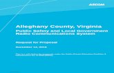 Public Safety and Local Government Radio Communications … · 12/14/2016  · {00183043.DOCX } Alleghany County, Virginia Public Safety and Local Government Radio Communications