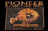 FINANCIAL HIGHLIGHTS PIONEER BANCORP, INC. · 2019-11-05 · 3 2. Opinion In our opinion, the consolidated financial statements referred to above present fairly, in all material respects,