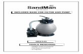 BlueWave NE6145 Sandman Filter and Pump Owner's Manual ... BlueWave NE6145 Sandman Filter and Pump Owner's