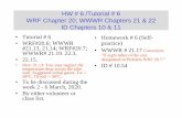 HW # 6 /Tutorial # 6 WRF Chapter 20; WWWR Chapters 21 & 22 ... · Dropwise Condensation Dropwise Condensation • Associated with higher heat-transfer coefficients than filmwise condensation