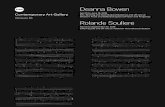 Deanna Bowen - Contemporary Art Gallery · into public visibility. Bowen’s solo exhibition A Harlem Nocturne comprises two separate trajectories of new research that follow the