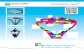 PRODUCT DATA SHEETS - NEPTUN LIGHT-Site-Lighting...service@neptunlight.com 888.735.8330 LED Incredible 100,000 hrsORDERING INFORMATION REPLACEMENT FOR 1000W HID MODULAR AREA LIGHT