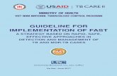 GUIDELINE FOR IMPLEMENTATION OF FAST - TB CARE II · 4 PART 1. INTRODUCTION 1. Terms and Definitions FAST strategy: is a TB infection control strategy, classified as a set of administrative