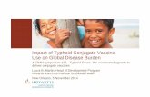 ASTMH Impact of Typhoid Conjugate Vaccine · Disclaimer Complying with CME accreditation guidelines The speaker is employed by Novartis Vaccines Institute for Global Health (Siena,